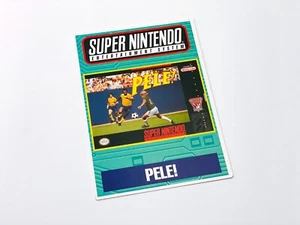 Pele! (SNES) (UNVERÖFFENTLICHT) VIDPro Karte [nur 5x7 Karte] *AUTHENTISCH - Bild 1 von 6