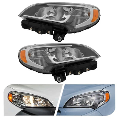 Left+Right Headlamps Headlights Assembly For 2015-2022 Dodge Ram ProMaster City Foto 1 de 4