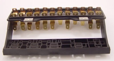 Caja de fusibles 12 fusibles para Volkswagen tipo 1 bug estándar sin super escarabajo 1973-1977 Foto 1 de 4