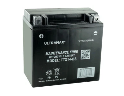 ULTRAMAX TTX14-BS (REPLACES YUASA YTX14-BS) Motorcycle Gel battery - Image 1 of 2