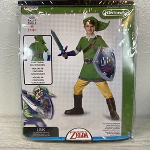 NEW Legend of Zelda Link Deluxe Child Boys Medium 7-8 Halloween Costume - Picture 1 of 10