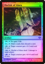 Obelisk of Alara FOIL Conflux NM Artifact Rare MAGIC GATHERING CARD ABUGames