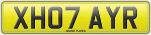 XH07 AYR REGISTRO AYRTON MATRÍCULA AMOR CALIENTE AYR ASIGNADO 4U SIN COMISIONES AIRE UK - Imagen 1 de 1