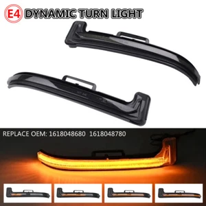 For Citroen C5 Peugeot 3008 5008 17-2021 LED Dynamic Turn Signal Light Indicator - Picture 1 of 11