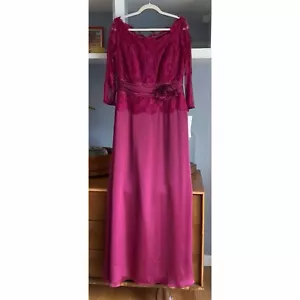 Jade Couture Sz 10 Gown Dress Lace Mother of the bride Formal Wedding Mulberry - Picture 1 of 8