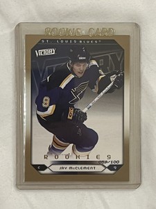 2005-06 Upper Deck Victory Gold /100 Jay McClement #256 Rookie RC