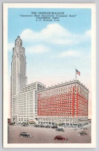 Postkarte Columbus Ohio The Dressler Walllick Hotel - Bild 1 von 2