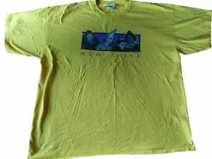 Vintage 2000 Wizard of Oz Size 2X-Large Tec MGM Grand Yellow T Shirt Top - Picture 1 of 5