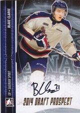 13-14 ITG Blake Clarke /20 GOLD Auto 2014 Draft Prospect Autograph