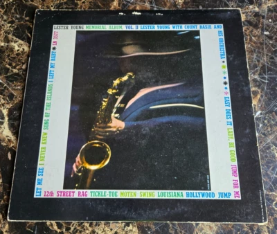 Lester Young Memorial Album, Vol II original Mono LP w/Count Basie Orchestra - Image 1 of 2