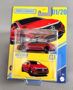 MATCHBOX COLLECTORS 2022 Mercedes-Benz EQS 01/20 - True Grip Tires - NEW 2024 - Picture 1 of 6