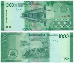 NICARAGUA NOTE 1000 CORDOBAS (2017) P 215 UNC - Imagen 1 de 1