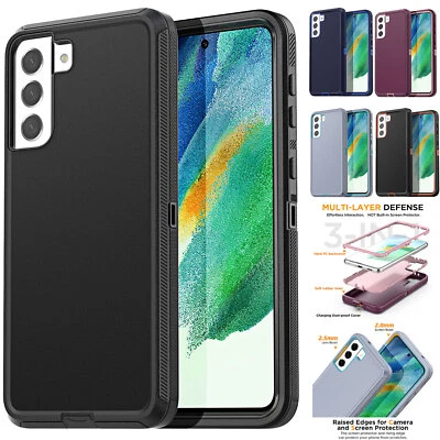 For Samsung Galaxy S21/S21 Plus/S21 FE 5G Case Heavy Duty Shockproof Tough Cover - image 1 of 4