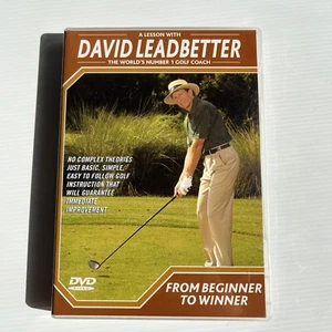 A Lesson With David LeadBetter Golf Coach - From Beginner To Winner - PAL DVD - Picture 1 of 4