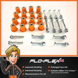Lotus 340 R 2000 Front & Rear Wishbone Bush Set Poly with Nuts & Bolts - Imagen 1 de 4