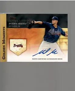 MIKE MINOR GOLDEN MOMENTS AUTO 2012 TOPPS BASEBALL - Picture 1 of 2