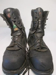 Red Wing Shoes mens Size 11.5 Combat Boots Black Vibram Gore-Tex Lace Up - Picture 1 of 9