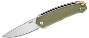 CRKT 5325 Tueto Assisted Flipper Knife 3.28" Blade 3.50 oz OD Green G10 Handles - Picture 1 of 4
