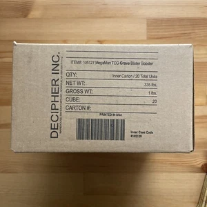 NUEVO Mega Man TCG Grave Blister Booster Box - 20 paquetes - sellado - Imagen 1 de 3