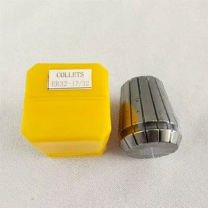 Mandril de metal de alta resistencia Collets ER32-17/32 con estuche amarillo plástico NUEVO - Imagen 1 de 8