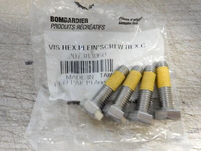 Новые из старых запасов шестигранные винты Sea Doo Scotch Grip M8x30 GSX GTI GTS GTX 207383060 QTY4 - Изображение 1 из 3