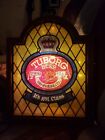 vintage tuborg beer sign lighted mancave bar  rare It's got class neon box 18x14
