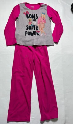 Nickelodeon JOJO Pink Bows Are My Super Power Girls tamanho 6/6X#B-972 - Imagem 1 de 4