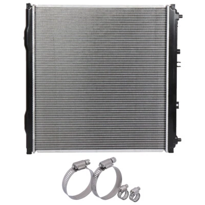 Radiator with Universal Oil Hose Clamps Kit For 2003-2006 Kia Sorento 3.5L - Изображение 1 из 4