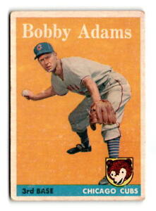 1958 Topps Bobby Adams  #99   Chicago Cubs Baseball Card