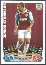 TOPPS MATCH ATTAX CHAMPIONSHIP 2011-12- #063-BURNLEY-JUNIOR STANISLAS
