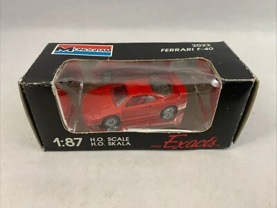 FERRARI F-40 2023 Monogram Mini Exacts Die Cast Chassis Model 1:87 NOS - Image 1 of 4