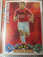 Topps Match Attax 2009/10 Player Card MANCHESTER UTD JI-SUNG PARK  UK SELLER