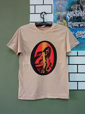 Camiseta Frank Zappa Vintage Gira Banda de Rock Concierto Música Canción Marrón Talla S. Foto 1 de 4