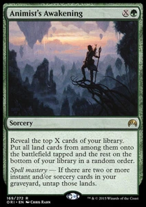 MTG Magic the Gathering Animist's Awakening (169/308) Magic Origins LP - Picture 1 of 1