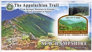 25-068, 2025, The Appalachian Trail, First Day Cover, Digital Color Postmark, Ne - Picture 1 of 1
