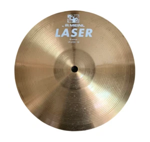 Meinl Laser Splash 10 inch Cymbal Clear Sharp Sound Used Drum Kit Extremely Rare - Picture 1 of 8