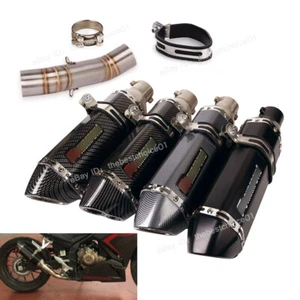 Sistema de escape de tubería silenciador escape de tubo de enlace medio para Honda CB500X CB500F CBR500R - Imagen 1 de 12