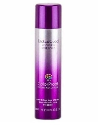 ColorProof WickedGood Spray Brillo Sin Peso 5.2oz Botella Cabello Teñido Foto 1 de 3