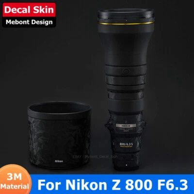 Для Nikon Z 800 мм F6.3 VR S этикетка кожи объектива камеры стикер виниловая пленка пальто - Изображение 1 из 4