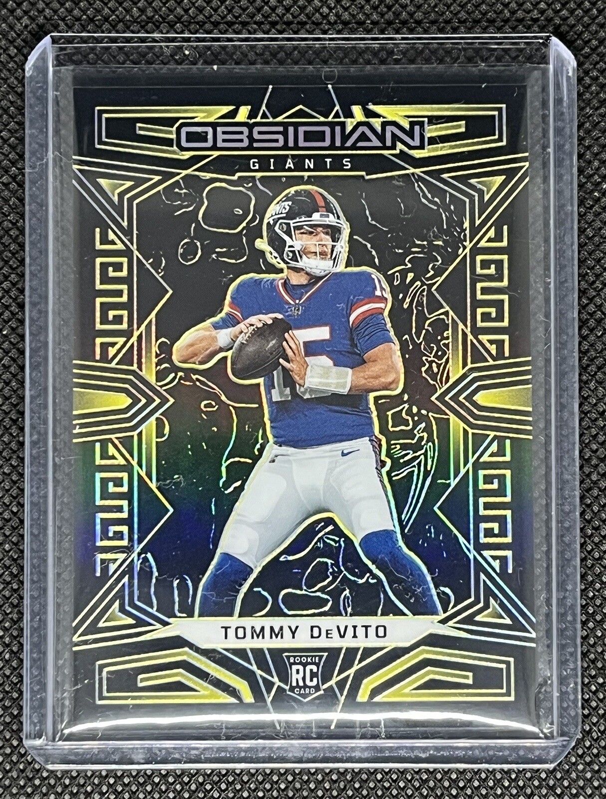 Tommy DeVito #168 - 2023 Panini Obsidian Yellow Electric Etch 6/10 RC