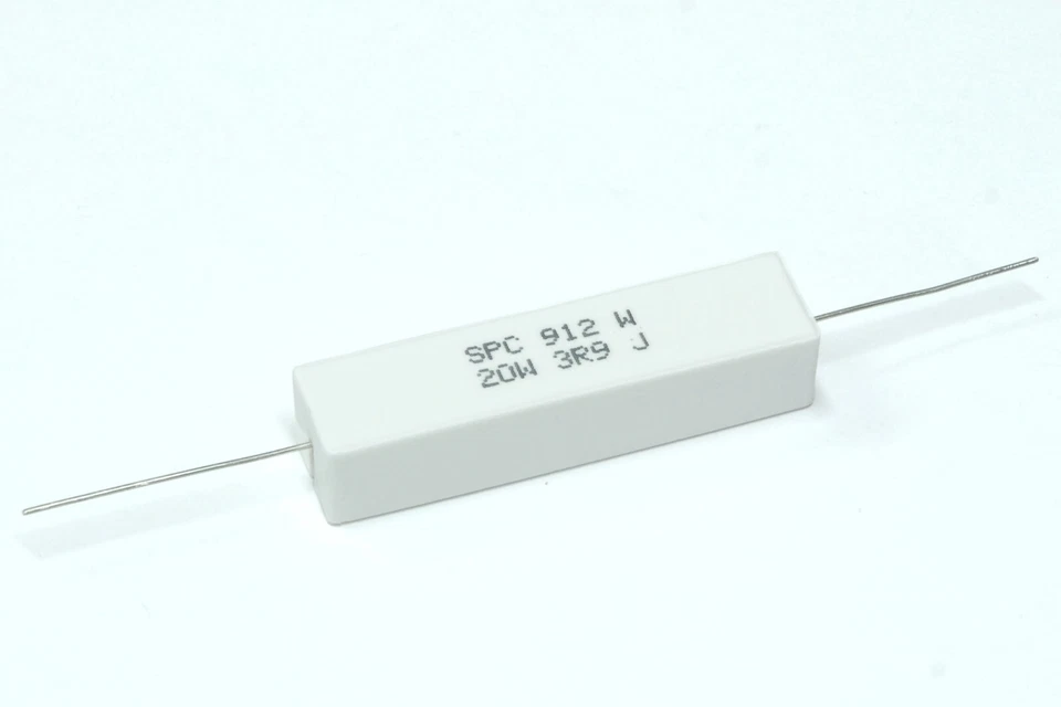 3.9 Ohm 20 Watt ±5% Axial Ceramic Wirewound Resistor 3.9Ω 20W - Image 1 of 1
