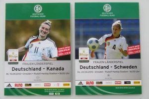 Sammelkarten 2 x Motivkarte Thema Deutscher Fussball Bund DFB Frauen Mannschaft - Imagen 1 de 2