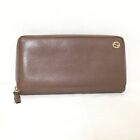 Auth GUCCI Betty 309705 Pink Beige Leather - Long Wallet