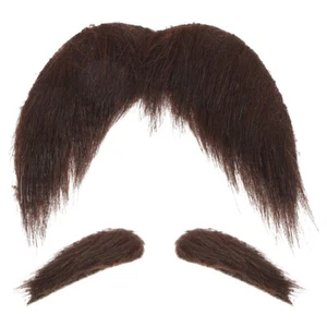 Self-adhesive Beard and Eyebrows Costume Beards for Men Man Old Mustcache - Imagen 1 de 12