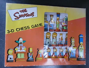 Juego de Ajedrez 3D Los Simpson en Caja Original - Piezas en Excelente Estado - Imagen 1 de 16