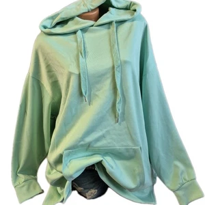 ZEGY Damen Sweatshirt Pullover Mint Kapuze Langarm Baumwolle (4 466) NEU - Bild 1 von 10