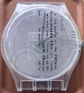MAXI SWATCH " TELEFONSCAN " Riesige Swatch Wanduhr GK221 Vintage 1995 Gebraucht Selten - Bild 1 von 8