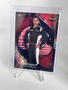 Piotr Wisnicki F2 10/15 Numbered Card Topps Finest Formula 1 2024 - Picture 1 of 2
