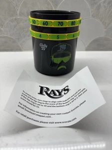 Tampa Bay Rays Wade Boggs #12 Souvenir Coozie Scorzie Hall Of Game 7/9/2023 NR - Picture 1 of 5