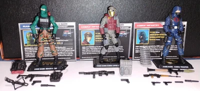 Gi Joe 2014 50th The Vipers Pit 3 pack (incomplete) - Image 1 of 4